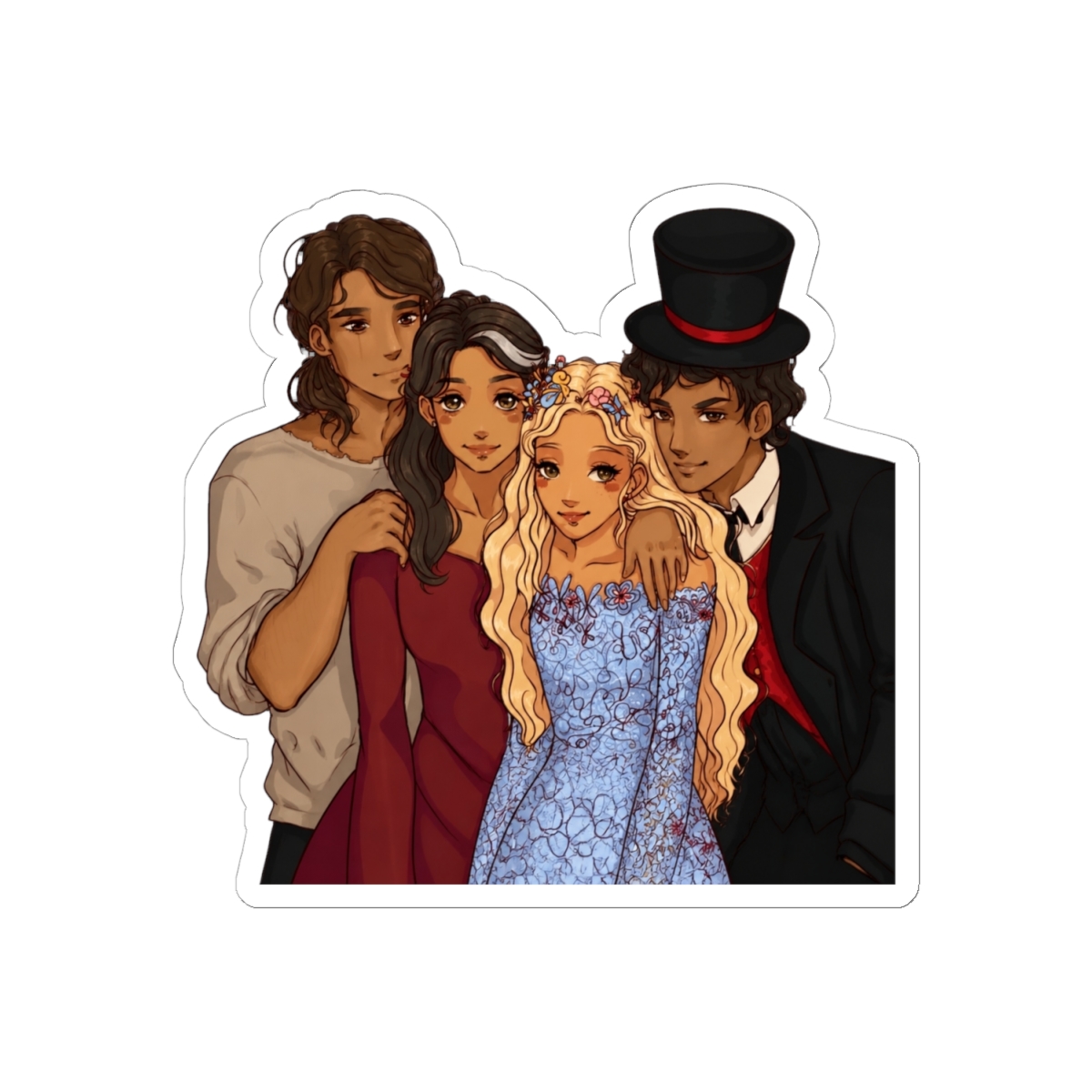 Caraval Squad (no background) | Stephanie Garber - alternate angle 1, merchandise