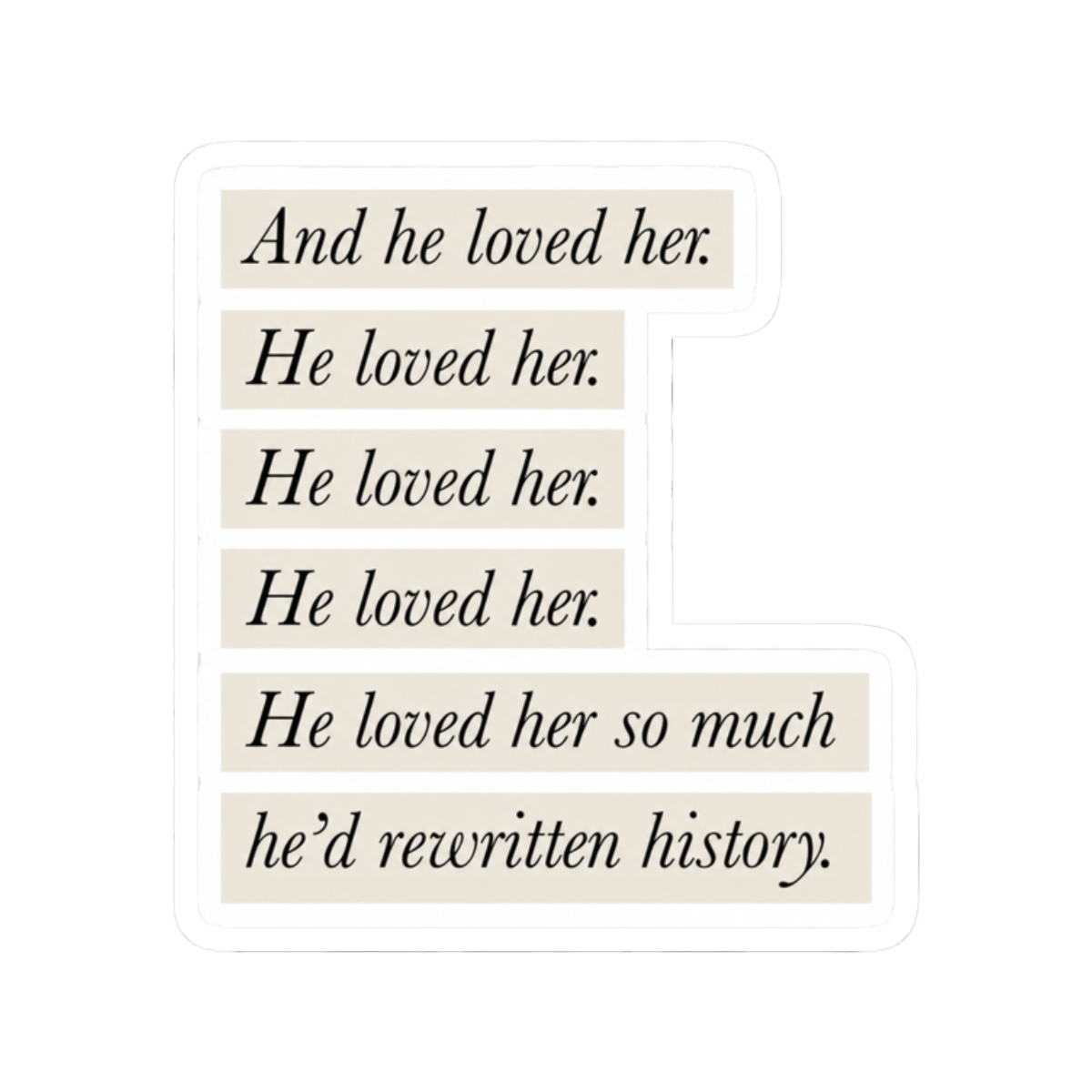 Jacks Love Quote, ACFTL | Stephanie Garber - alternate angle 3, merchandise