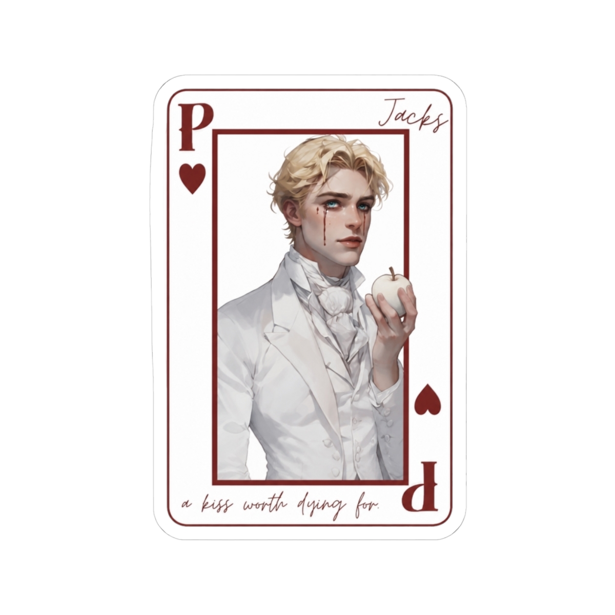 Jacks, Prince of hearts, Caraval, once upon a broken heart, Legendary | Stephanie Garber - Stephanie Garber official Stickers merch