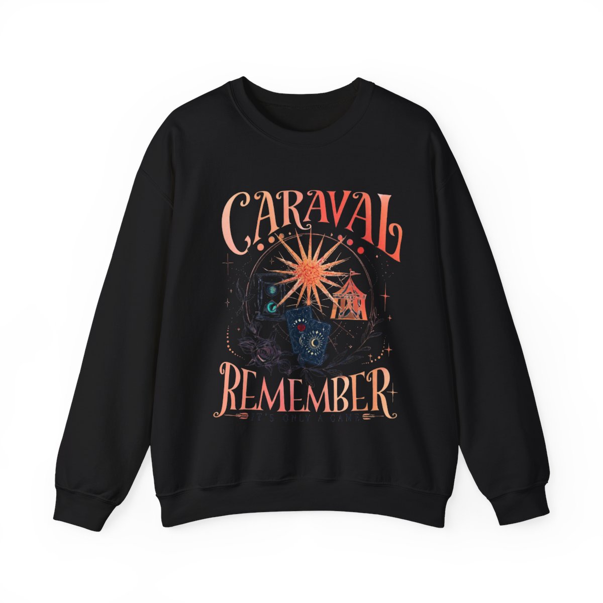 Bookish Hoodies Caraval Fashion Caraval Book Hoodies Gift Readers Stephanie Garber Merch Caraval Series Fan Pullovers - alternate angle 4, merchandise